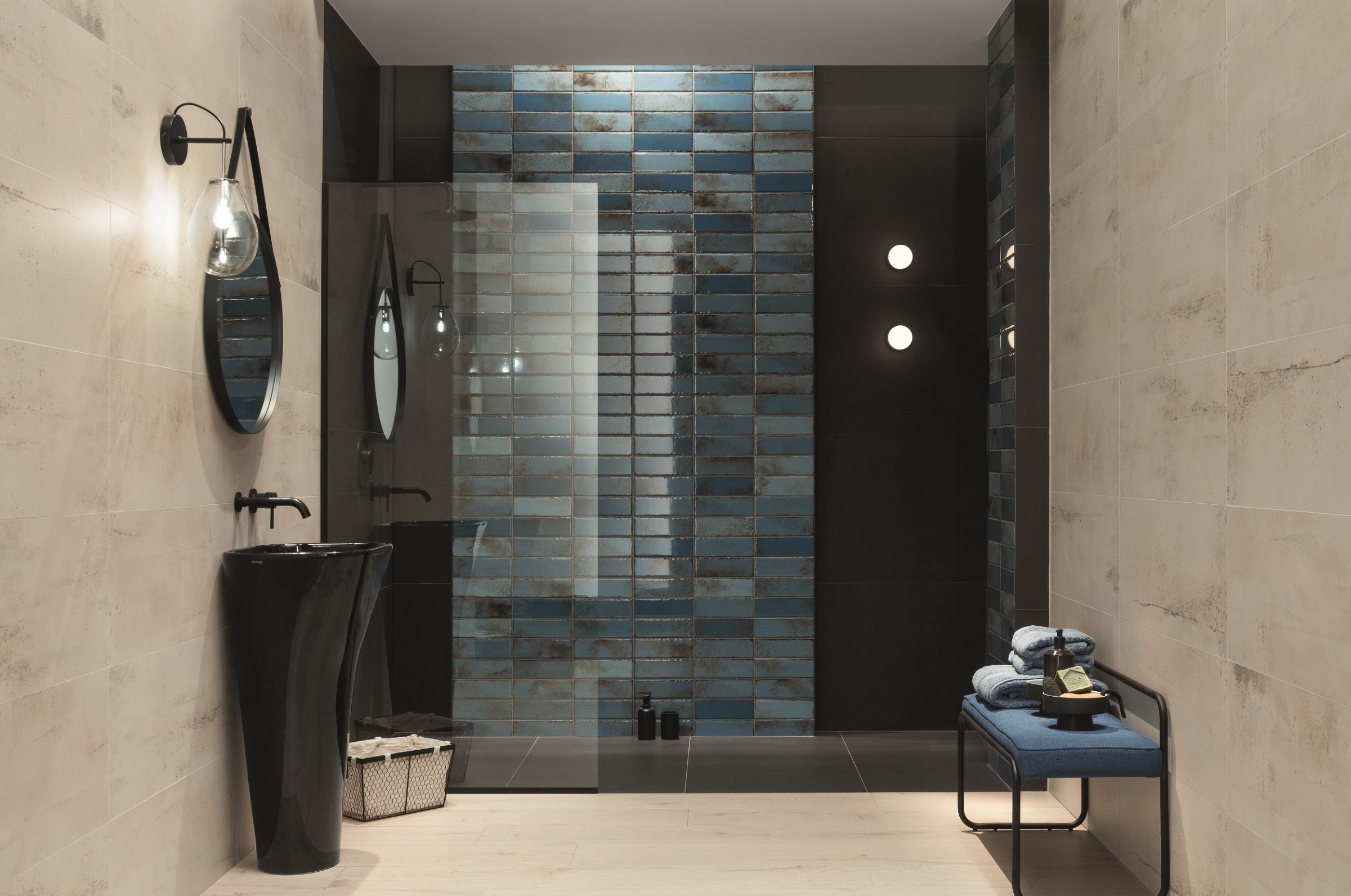 Curio blue tubadzin